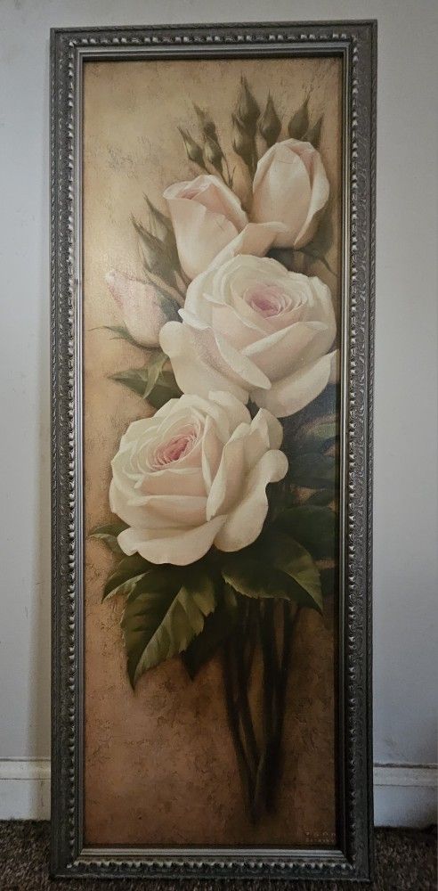 Tall Flower Wall Picture