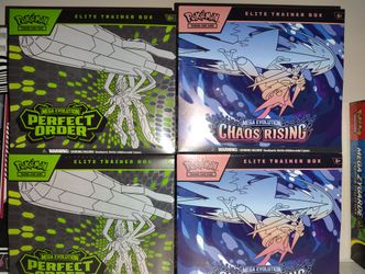 Pokemon Etb Lot Of 4