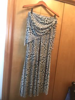 Animal Print Pants And Top 