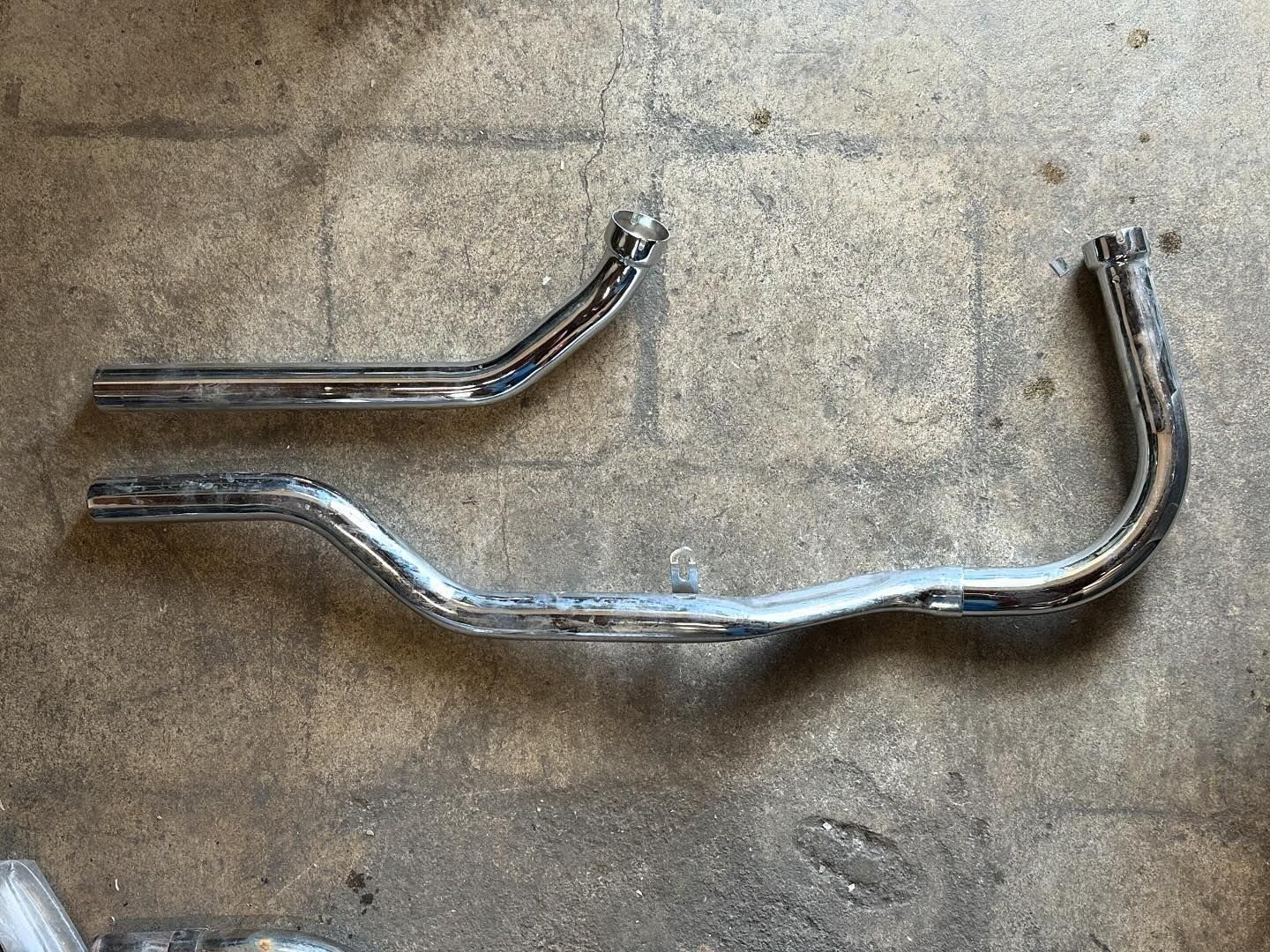 Panhead Shotgun Pipe