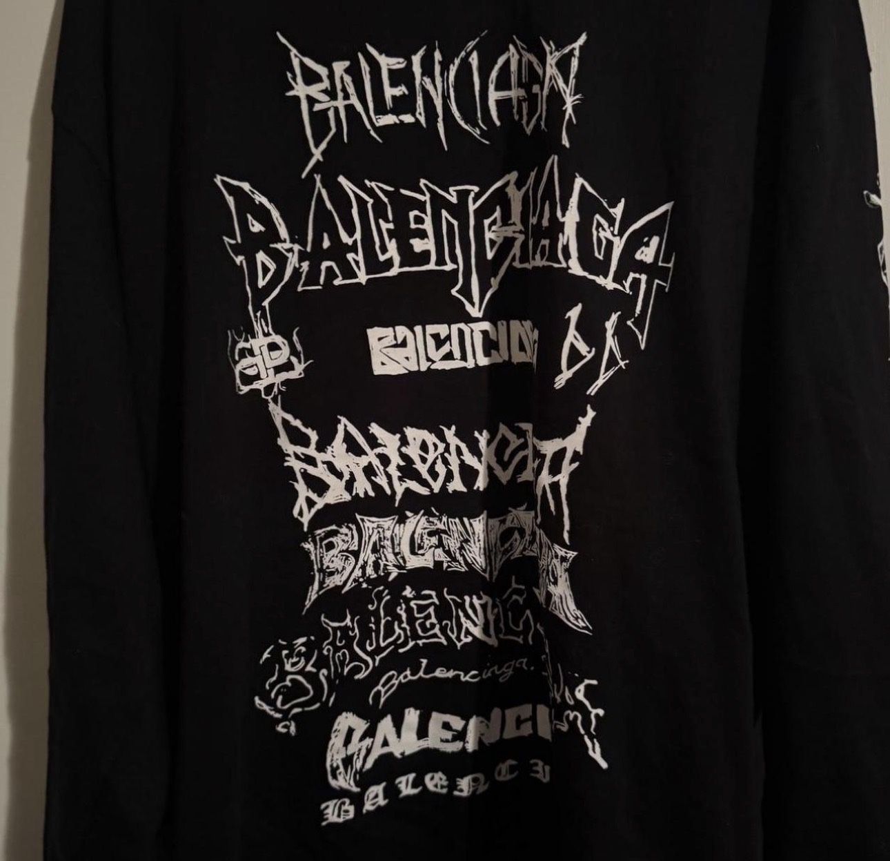 Balenciaga Metal Logo Longsleeve