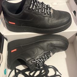 Supreme Black Af1