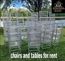 Chairs fot party