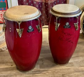 Latin Percussion Classic Series Millennium Edition Quinto & Tumba Set - Vibrant Red
