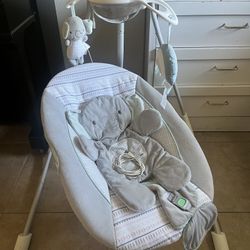 Ingenuity InLighten Soothing Swing - Van the Elephant