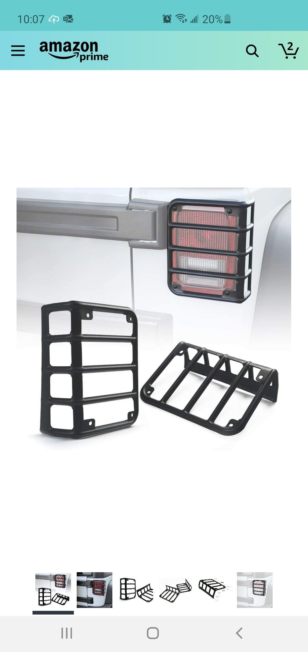Tail lights guards