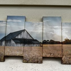 Rustic Countryside Barn Wall Art Decor 