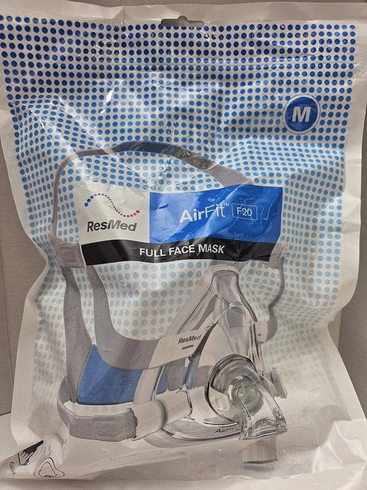 Airfit F20 Full Face Mask Medium. New Sealed. REGULAR $160.
