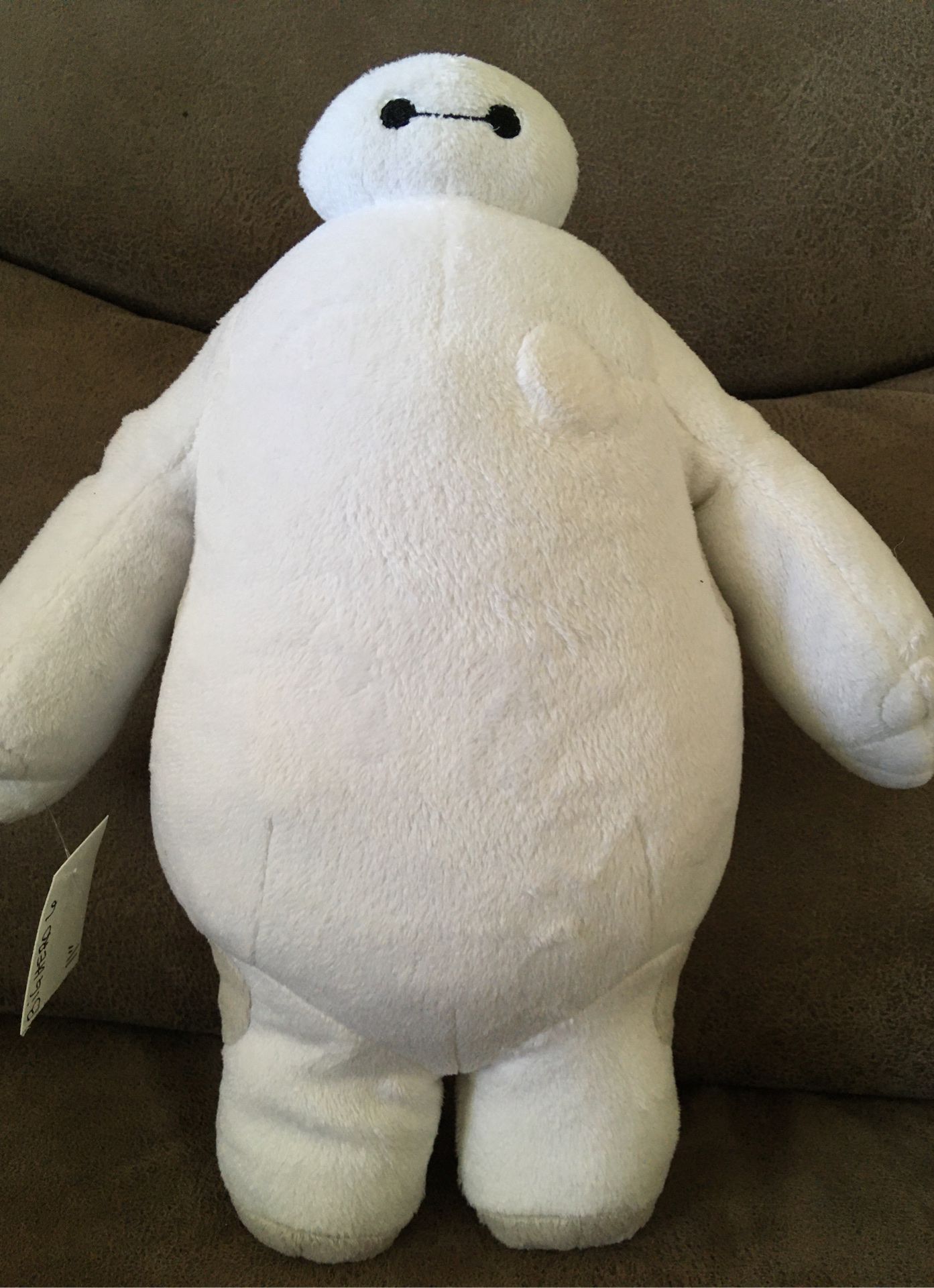 11 inch big hero six stuffed animal/talks $8. Batteries are not included