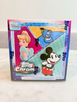 Sealed Topps Chrome 2026 Disney Official Licensed Trading Card Exclusive Moana 10th Anniversary Inserts X-fractor Parallels Boosters Bundle Box Game C
