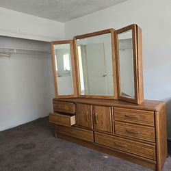 7 Drawer  Vintage Dresser 