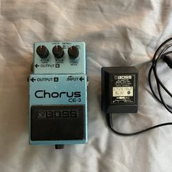 Boss CE3 Chorus Guitar Effects Pedal Black Label MIJ