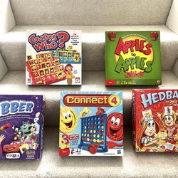 Kids And Family Board Games ($8 Each Or All For $35) 