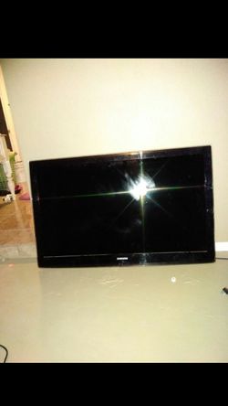 55" Samsung glass tv