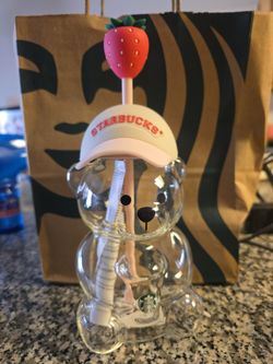 Starbucks glass bear