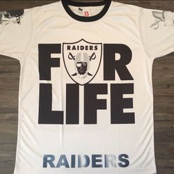 RAIDERS FOR LIFE Full Sub Jersey, Size: ADULT SMALL