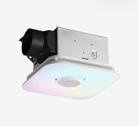 Bathroom Exhaust Fan with RGB Light and Speaker