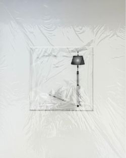 Light Has a Shadow” — Minimalist Lamp Illustration by Sergio Lalaian