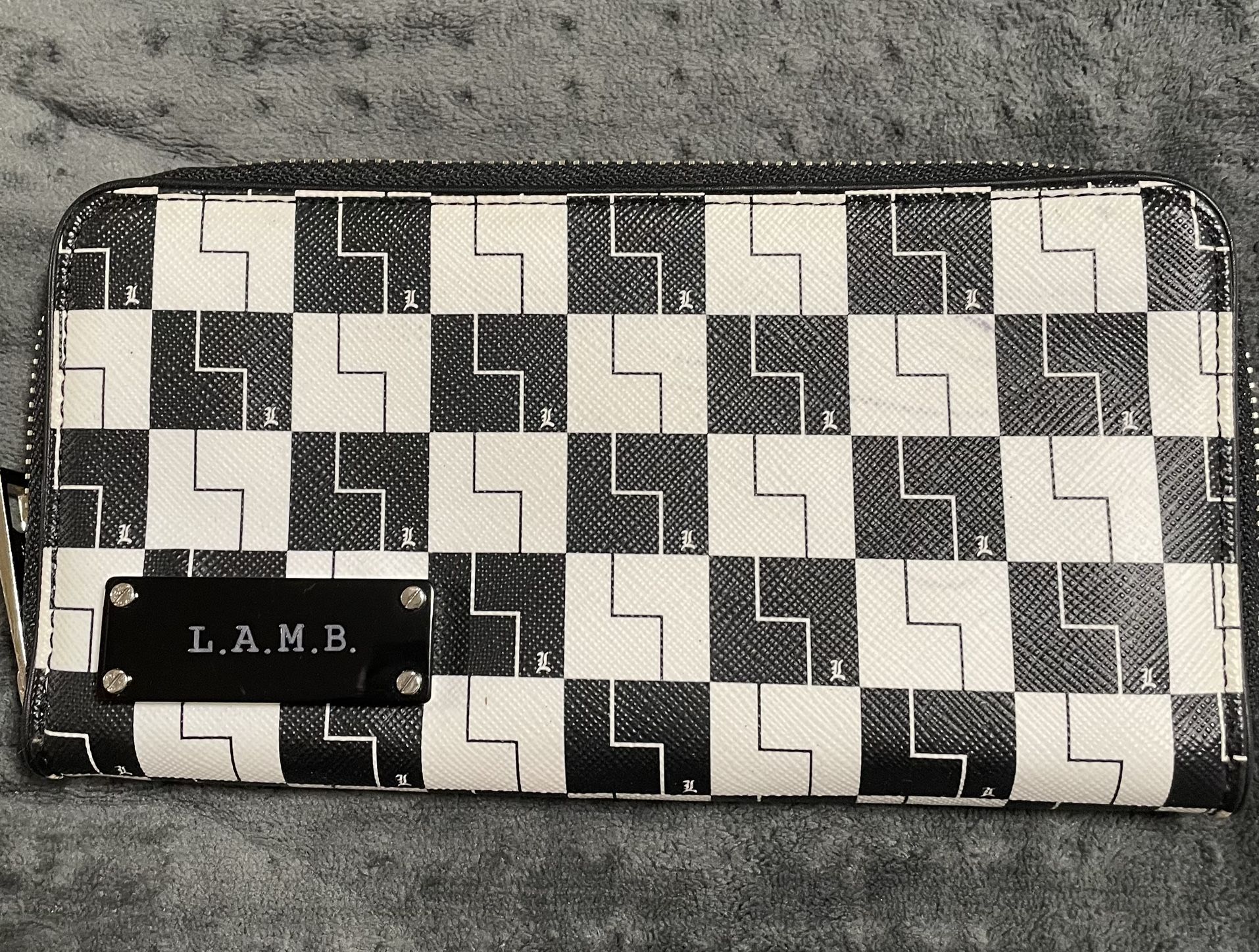 Authentic Lamb Wallet In good  condition $50
