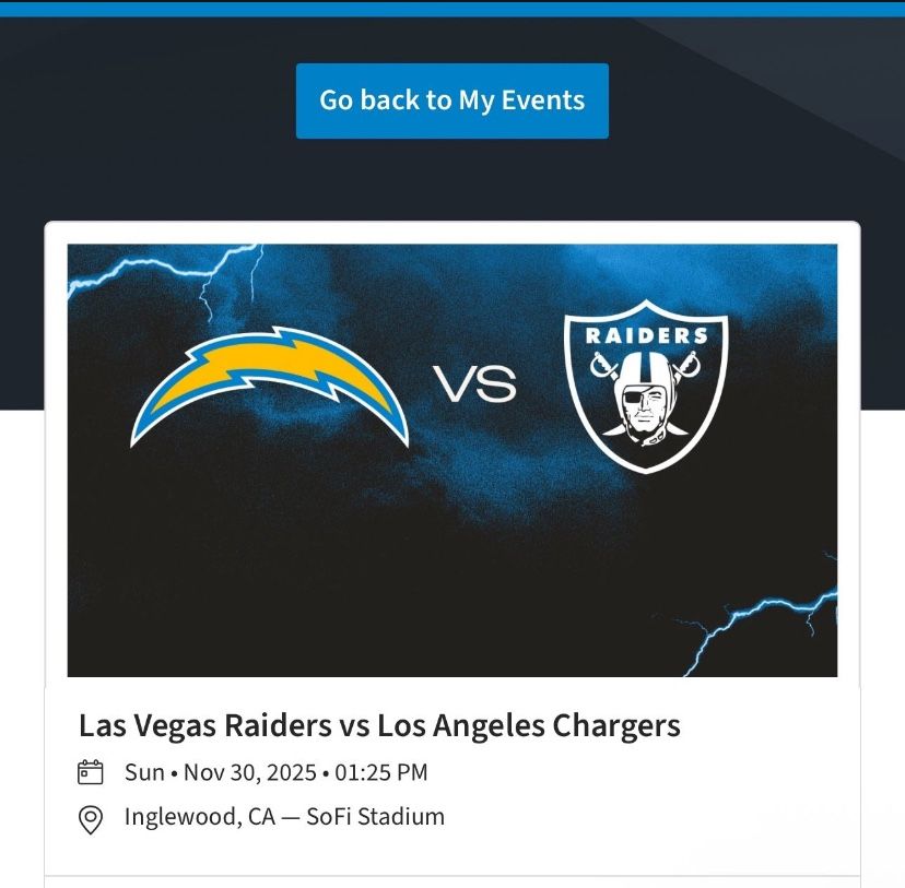 Raiders Vs Chargers