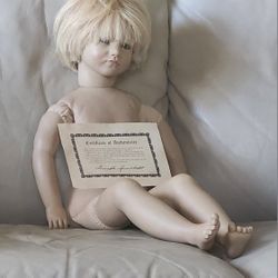 Vintage Annette Himstedt "BASTIAN" Vinyl 26" Barefoot Collectible Doll