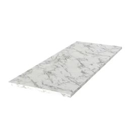 8 ft. L x 1-1/2 in . T Configurable Laminate Countertop in Matte Marmo Eracle with Square Edge