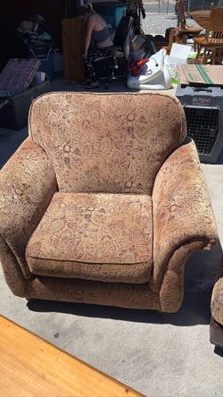 Chair and ottoman