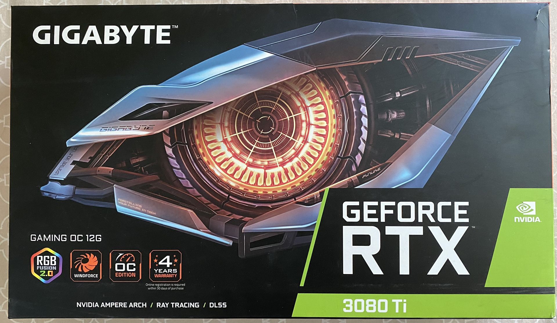 Lightly Used Gigabyte RTX 3080 Ti Gaming OC