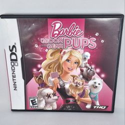 "Barbie: Groom and Glam Pups" Nintendo DS Video Game 2010