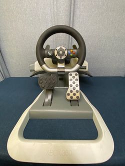 Microsoft Xbox 360 Wireless Racing Steering Wheel with Pedals