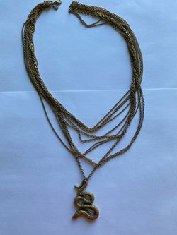Vintage Patch NYC Snake Necklace