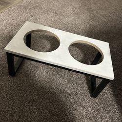 Dog Bowl Stand (no Bowls)