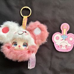Lila’s Garden Tea Party Mini Plush Keychain 