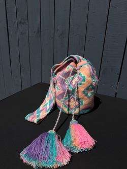 Colombian Wayuu Mochila Bucket Bag