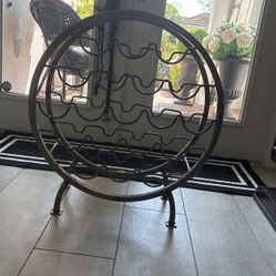 Metal wine rack  * PICKUPS ONLY !! * Cash Only!!!!