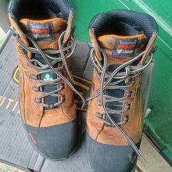 Pearl Timberlands Size 11 Steel Toes