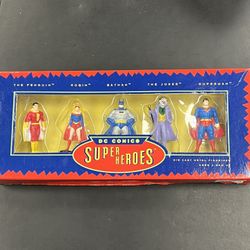 DC Comics Super Heros Die Cast Metal Figurines Set Of (5) 