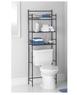 3-Shelf Bathroom over the Toilet Organizer/ Storage in Oil Rubbed Bronze Color