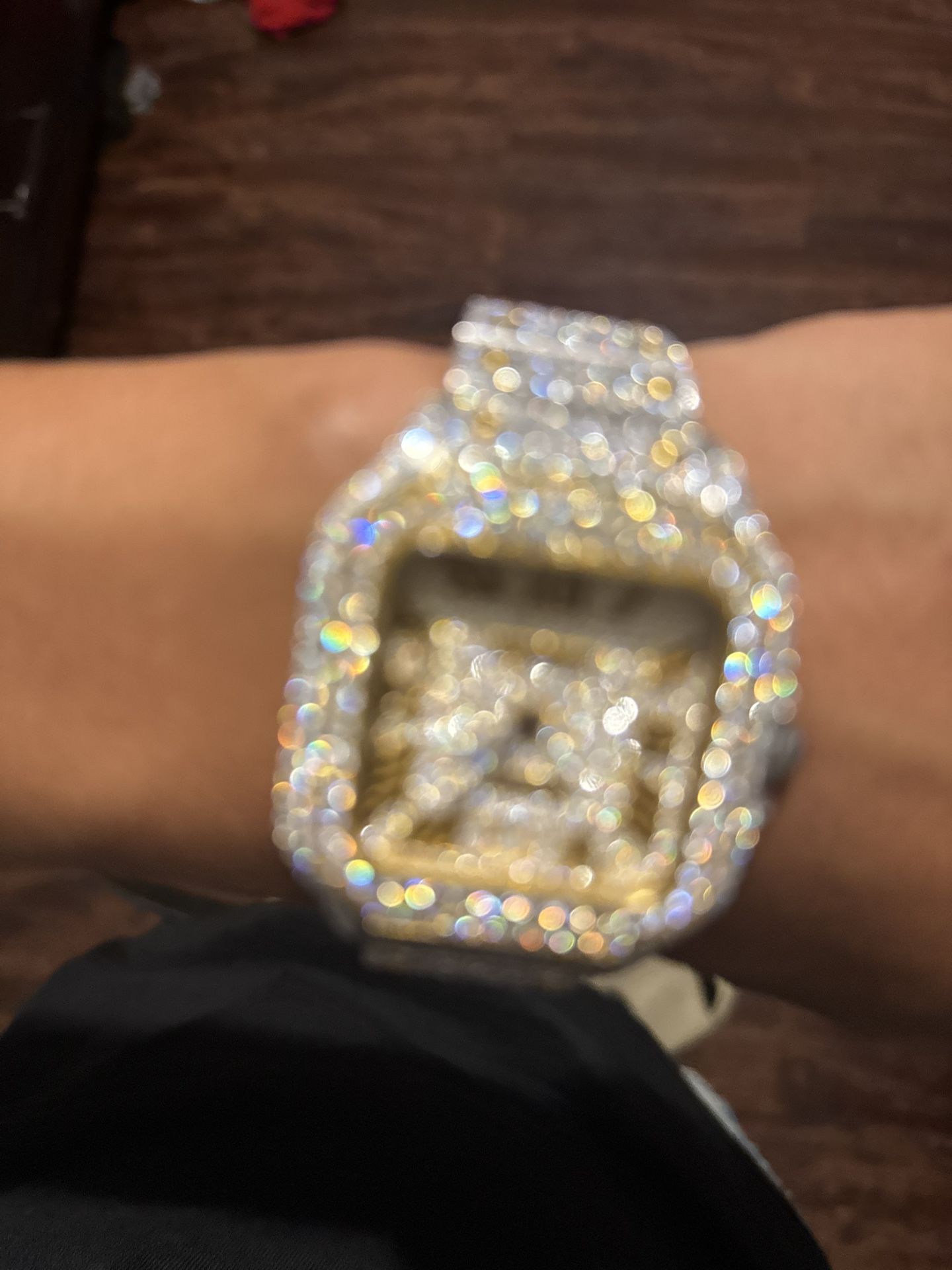 Cartier Iced Out Watch , New Lmk !!