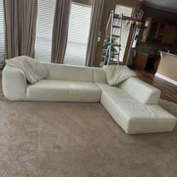 100% ITALIAN Leather CANTONI Sectional 