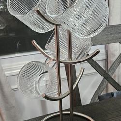 Mug Holder With Glass Mugs