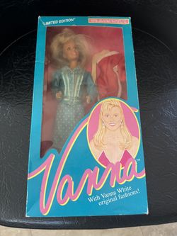 Vanna White 1990 Limited Edition Blue Dress Fashion #006