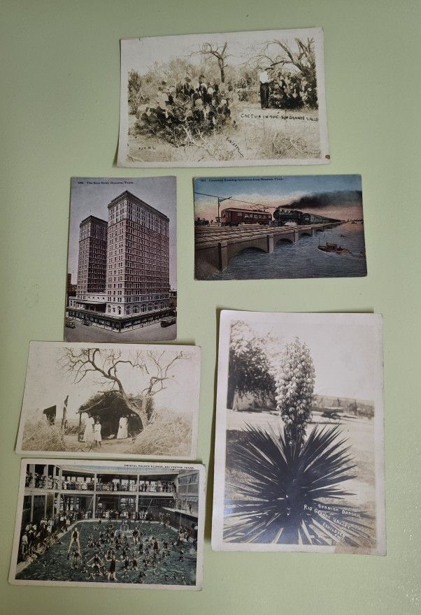 Old Post Cards Houston Galveston Rio Grande Valley Eskildsen