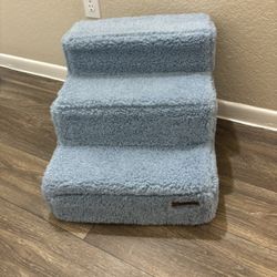 Lesure Dog Stairs for Small Dogs - Pet Stairs for Beds and Couch, Folding Pet Steps with CertiPUR-US Certified Foam for Cat and Doggy, Non-Slip Bottom