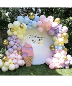 Blue Balloon Garland Arch Kit 141pcs Baby Blue and White Latex Balloons Pastel Balloon Garland Kit For Baby Shower Wedding Birthday Party Supplies or 