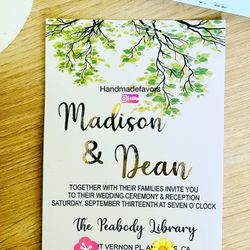 Custom Wedding Invitations 