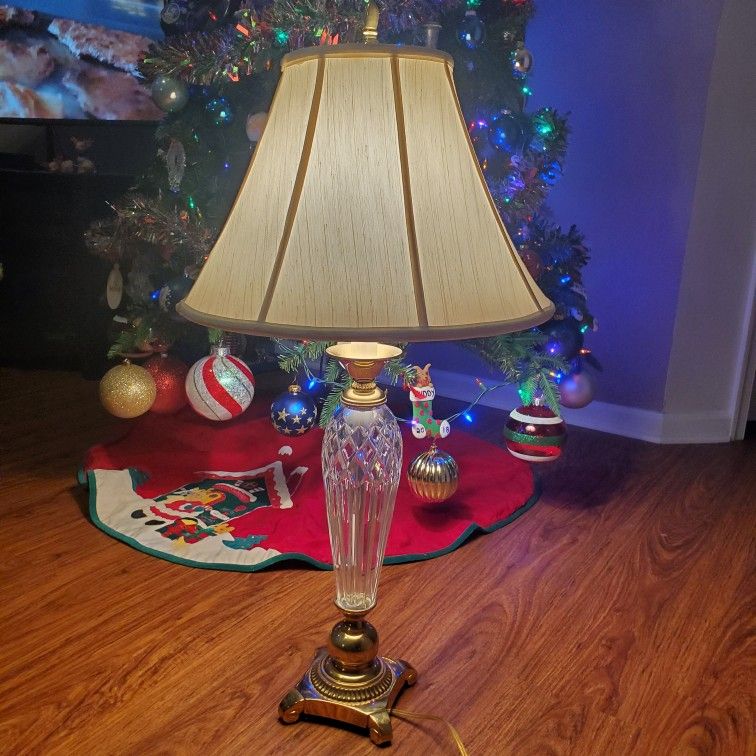 Collectors? Resellers? Waterford Crystal/glass Lamp From Aunts Estate