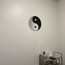 Yin / Yang Wall Mirror Decor 
