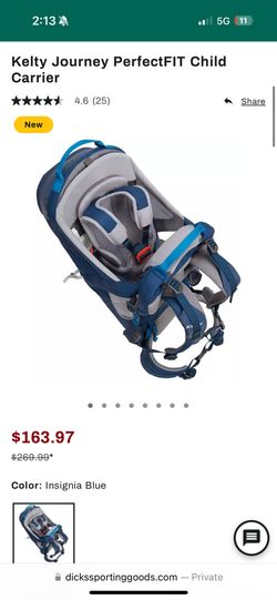Journey Perfectfit Kelty Hiking Backpack