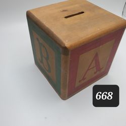 Vintage Block Bank 